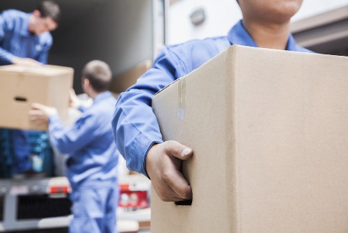 Removal van and movers handling a same day move in Ealing