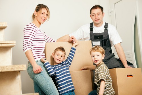 Waste items being sorted for lawful disposal