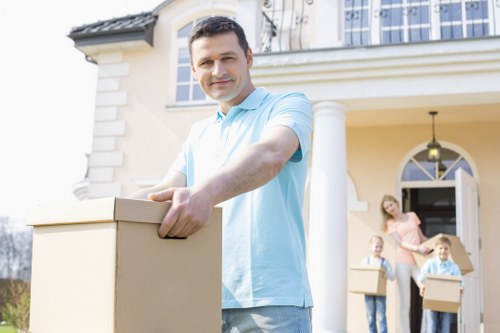 Professional furniture removal team working in Ealing