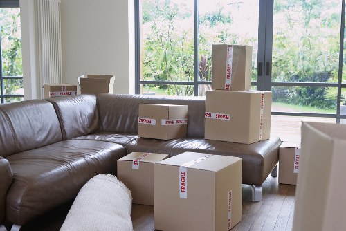 Preparation checklist and packed boxes for an Ealing removal service